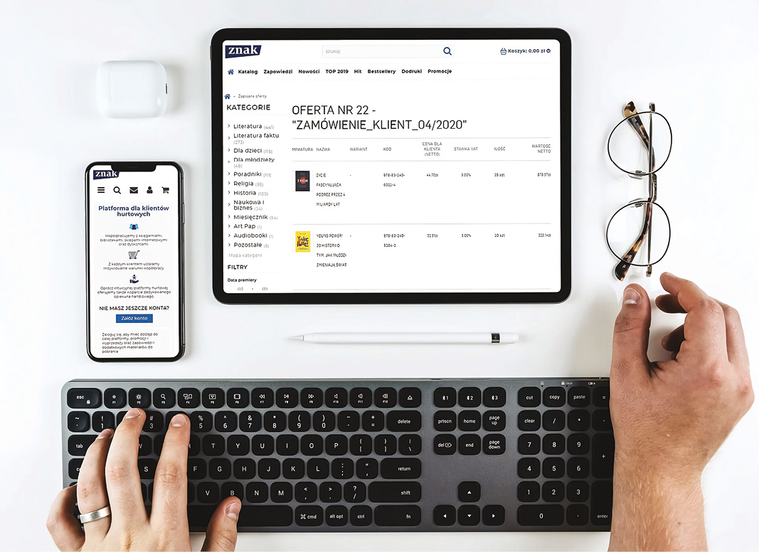 Jak stworzyć nowoczesny e-commerce B2B? Case study współpracy AtomStore z Wydawnictwem Znak